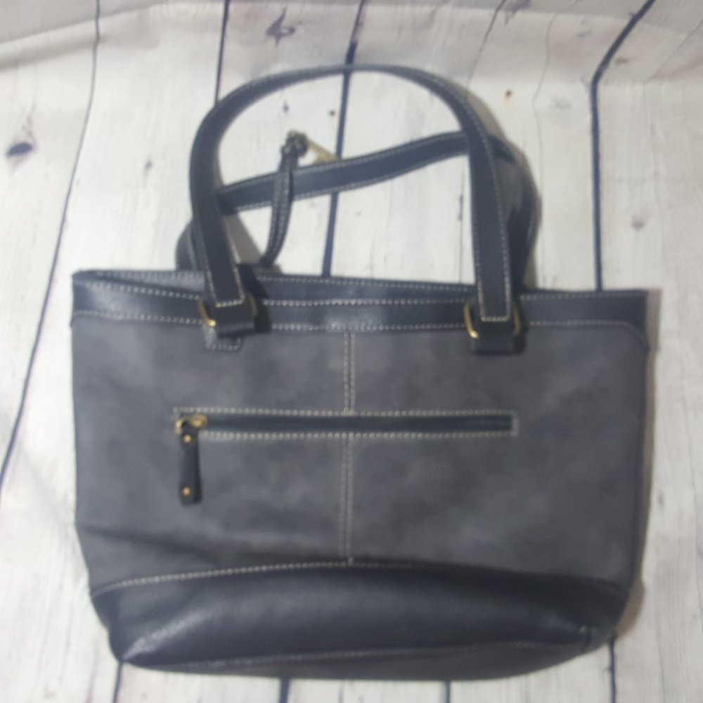 boc Born Concepts Gray Pebbled Shoulder Bag Purse - Picture 4 of 9